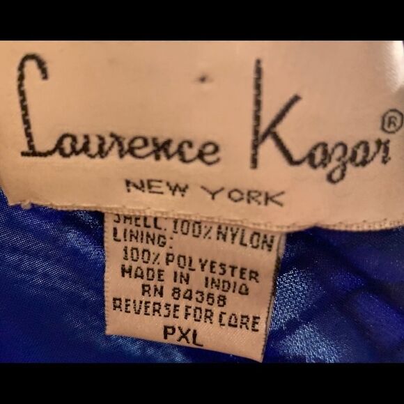 Laurence Kazar Beaded Front And Back Sleeveless Backless Size PXL Cocktail Dress - Picture 11 of 15